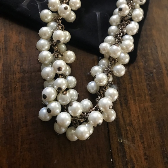 Bundle J. Crew Pearl Ribbon Necklace, Pearl Knotted Necklance, Kendra Scott - Picture 5 of 7